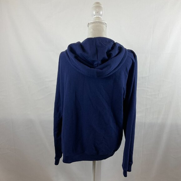 Hill House Teddy Zip-Up Hoodie M Navy Blue Pockets New NWT - Picture 8 of 12